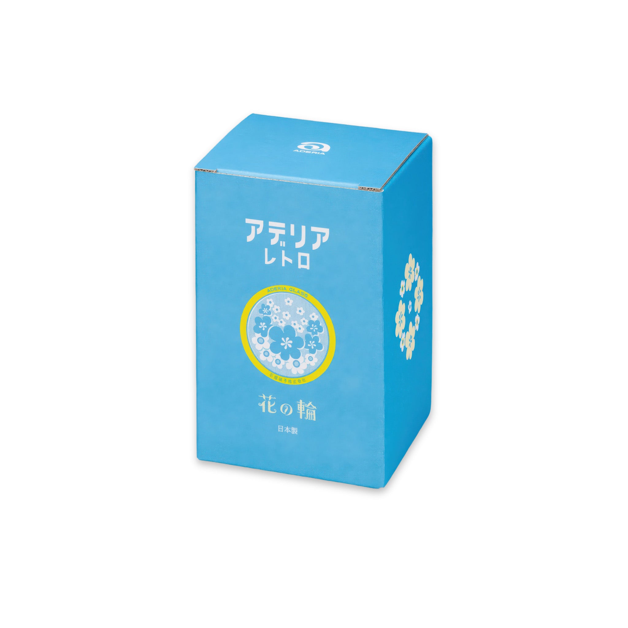 Gift box for the Aderia retro candy jar 680 Blue Flower design