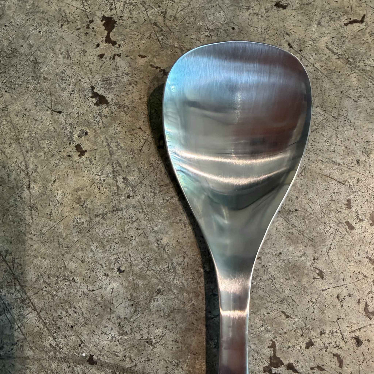 Sori Yanagi Stainless Steel Serving Spoon + Fork