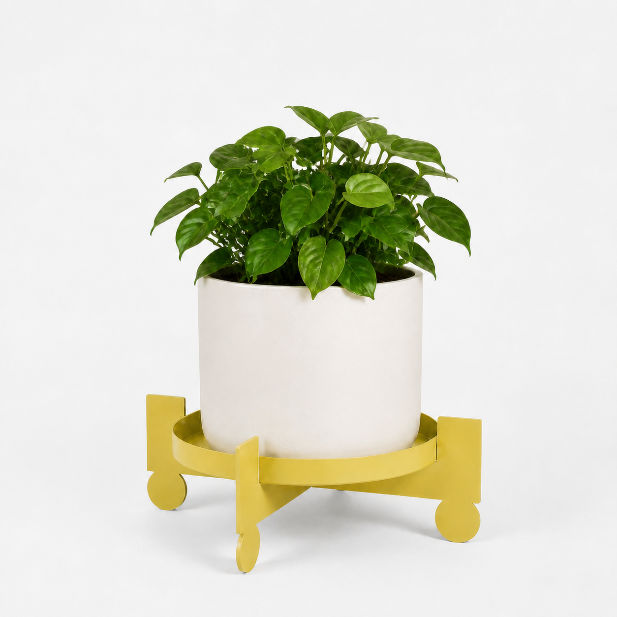 Bal – Pale Yellow Multipurpose Plant Stand