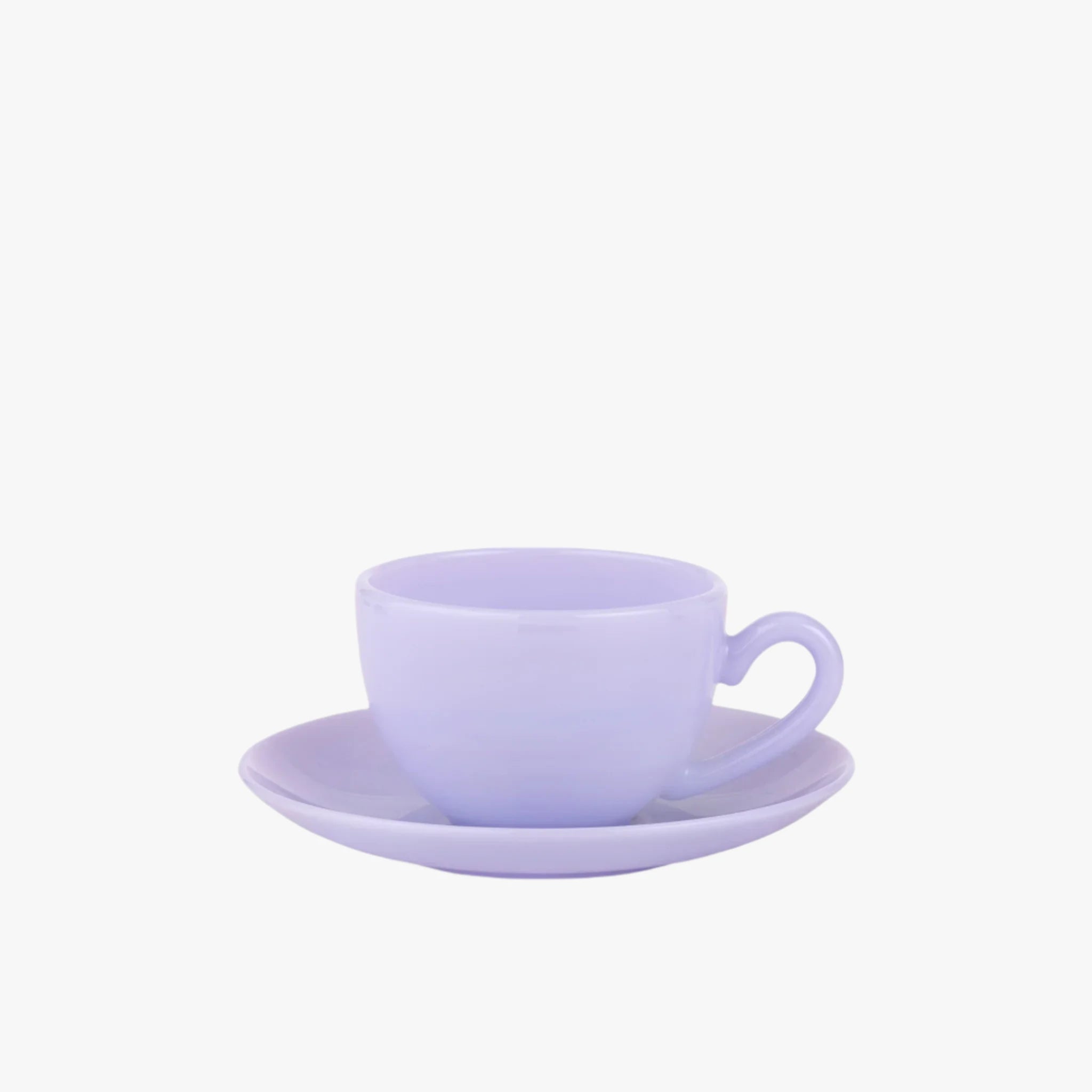 MILK cup/saucer color lavender