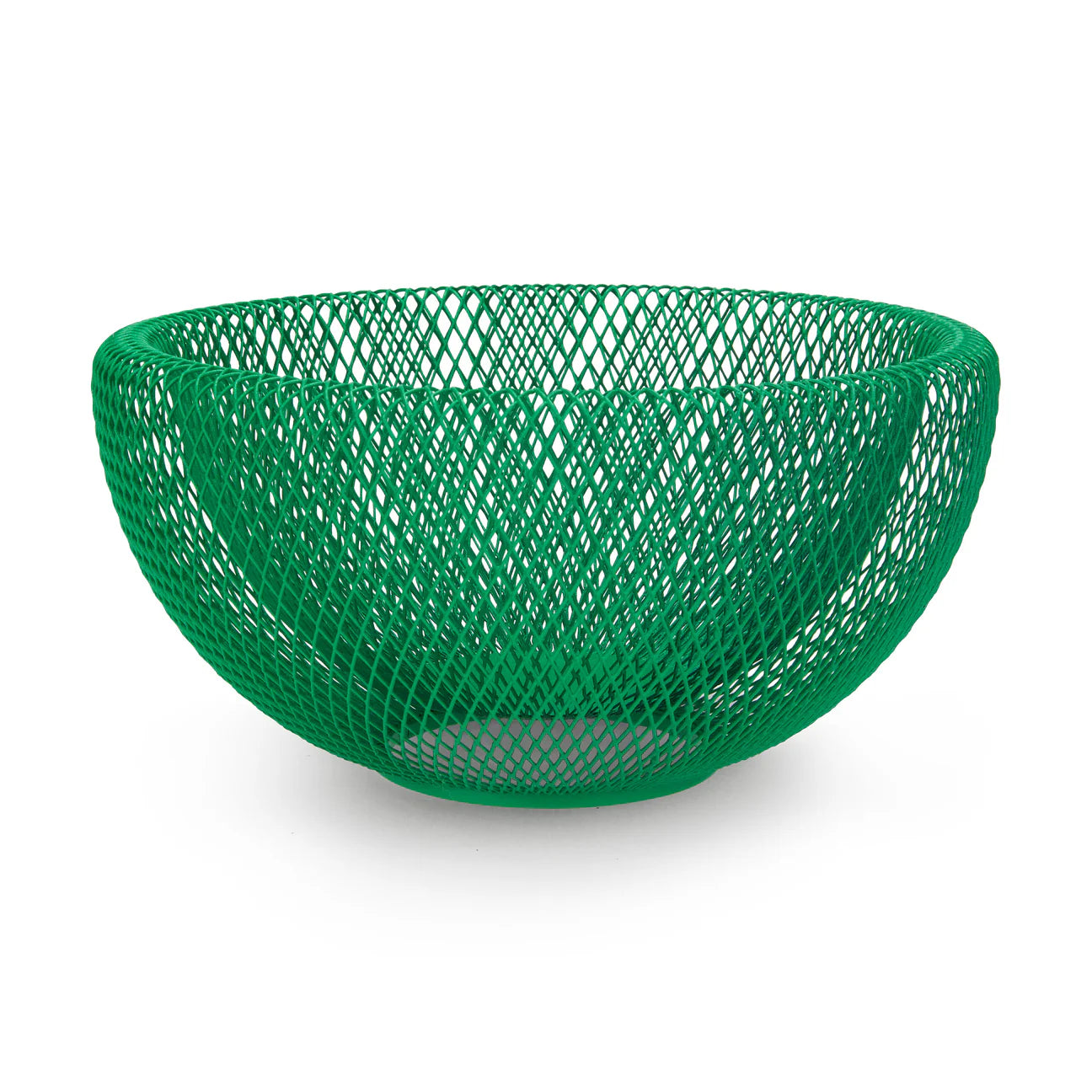 image of MoMA wire mesh bowl color green