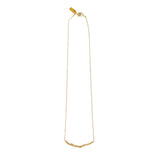 image of abacus row necklace columba golden color