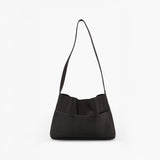 Black mini bonarda tote  on a white background