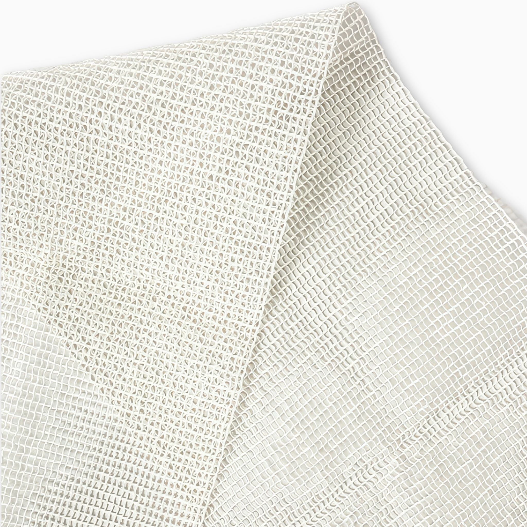 Close up of the Sasawashi open weave exfoliating towel 
