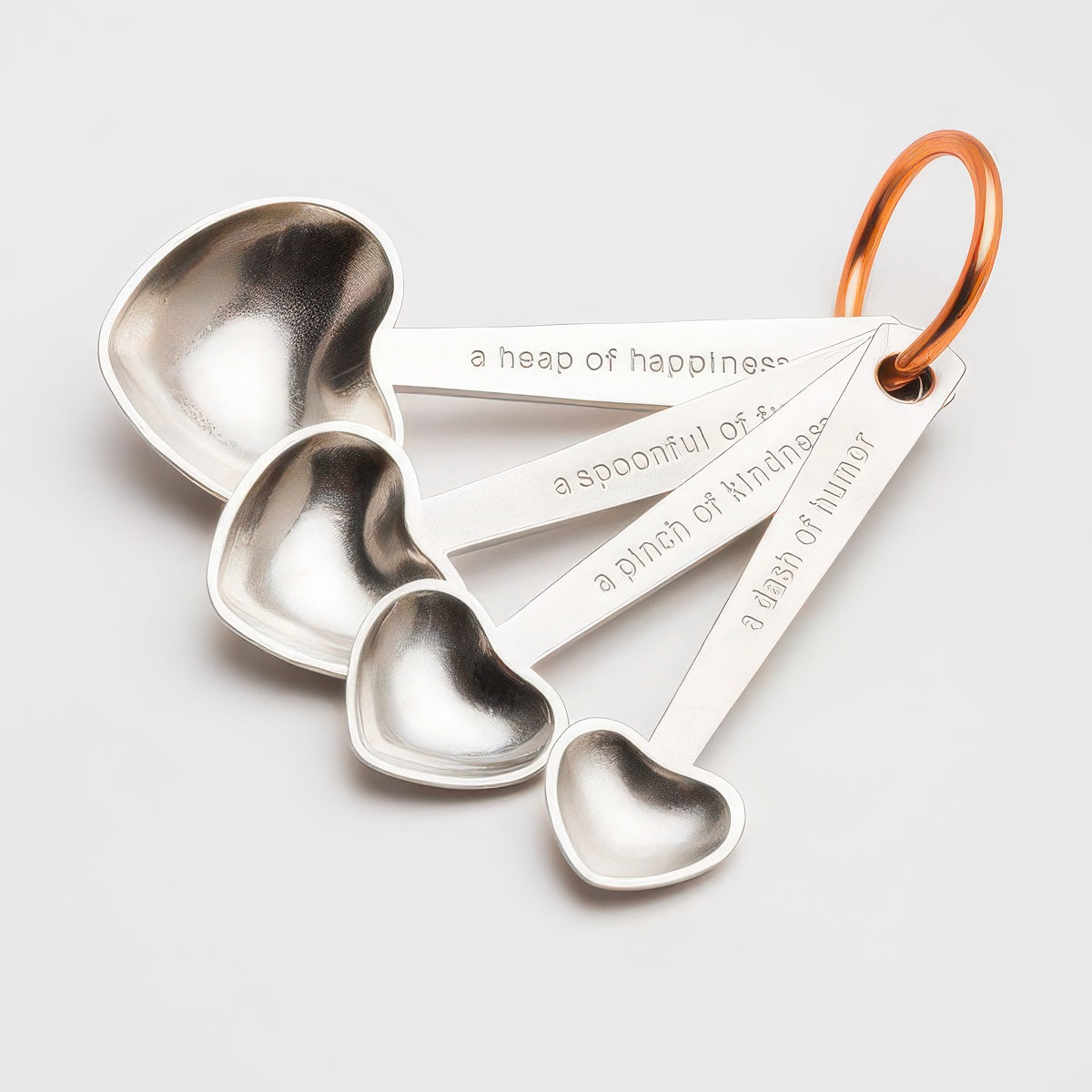 image of beehive quotes engraved measuring spoon set