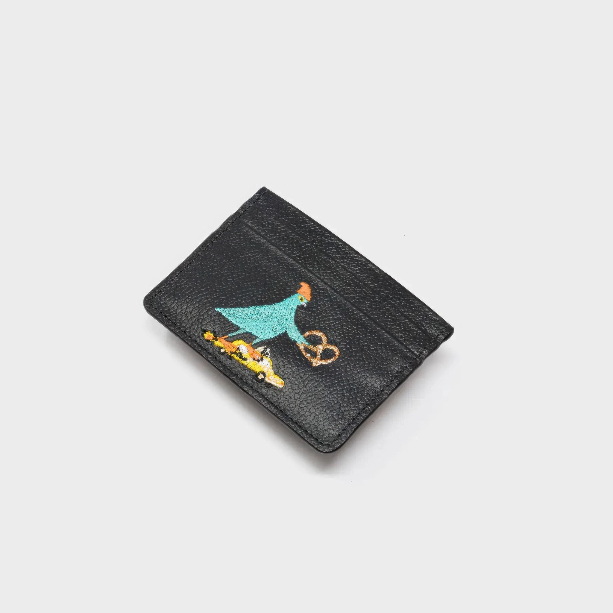 Filium Leather Cardholder – Pigeonista Embroidery