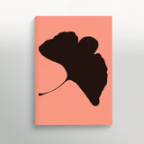 image of common modern ginkgo pop notebook with. black pink design