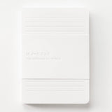 Minimalist iA notebook for writers  on a white background, 