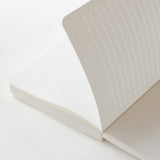 Opened iA notebook for writers on a white background, 