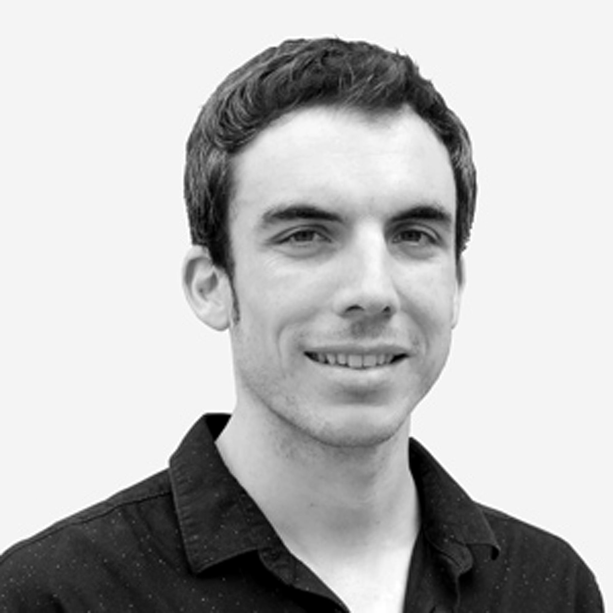 Black and white profile picture of designer Jordi López Aguiló