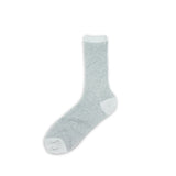 Gray shiny sparkling sock on a white background