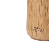 Wooden product with a brand logo on a white background