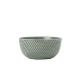 Green textured bowl on a white background