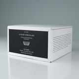 White box with black label featuring Lyngby Porcelæn branding on a gray background