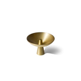 Brass incense holder on a white background