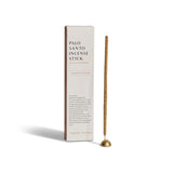 Palo Santo incense stick with packaging on a white background