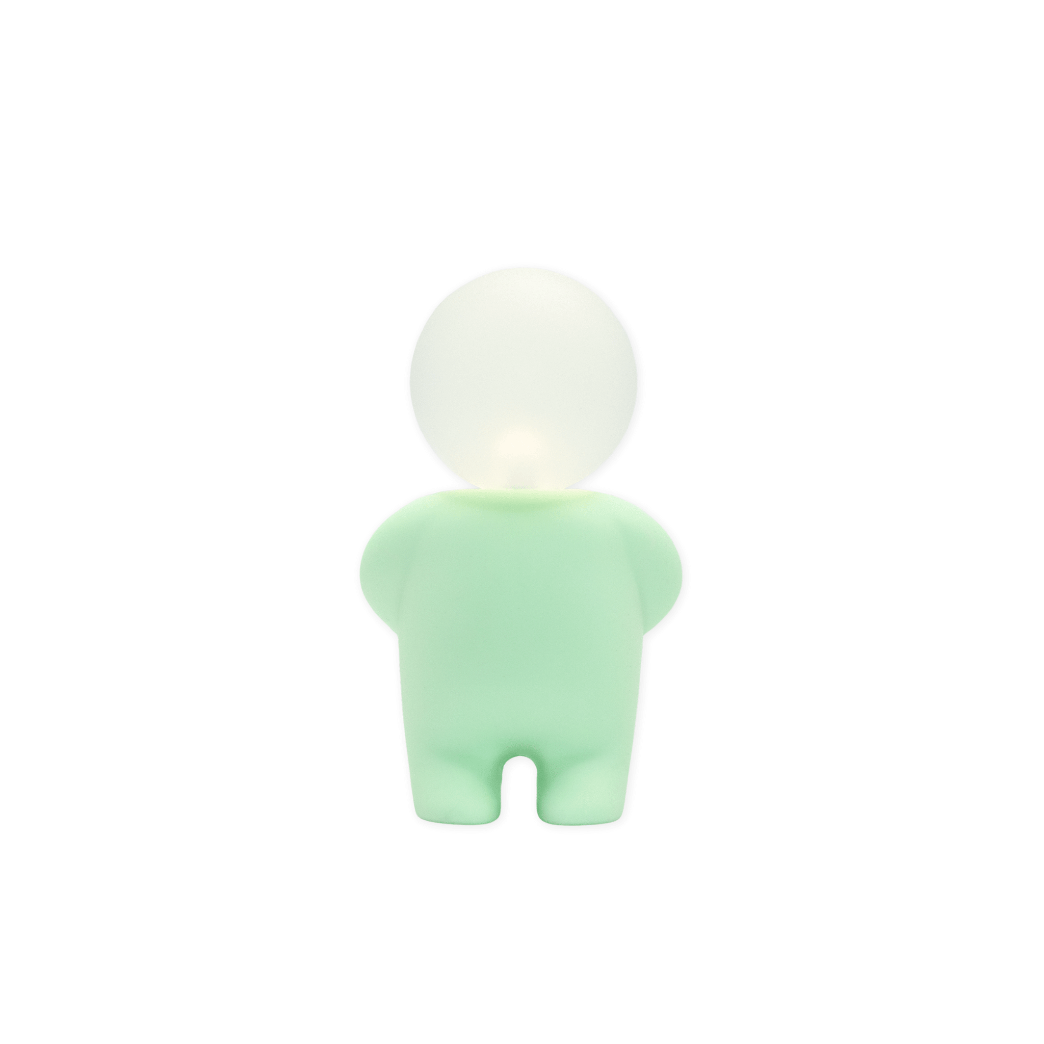 Animated image of the Lumibaby Light in green turning on and off