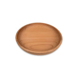 Top view of the large beech shallow bowl by JBrody + Co