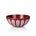 Lucie Kaas Lotus Bowls in red and white on a white background