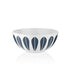 Full image of Lucie Kaas's Arne Clausen Lotus Bowl - Large in dark white and blue