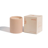 image of hudson oak scented candle paloma next to box