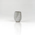 Tall slender handmade ceramic sake cup in soft grey glaze with smooth matte finish by The Lazy Potters.