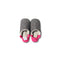 image of merippa slippers light Corduroy polka dots and Woolly boa design