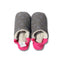 image of merippa slippers light Corduroy polka dots and Woolly boa design