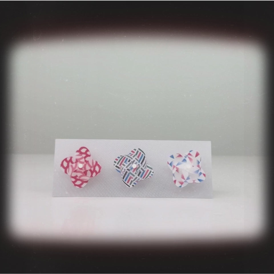 An aesthetic video demonstrating a set of 3x WA2 Magnetic Pinwheel in motion