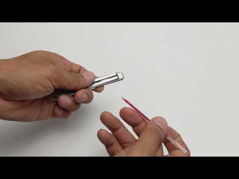 Demonstration video on how to refill pen type-C ultra