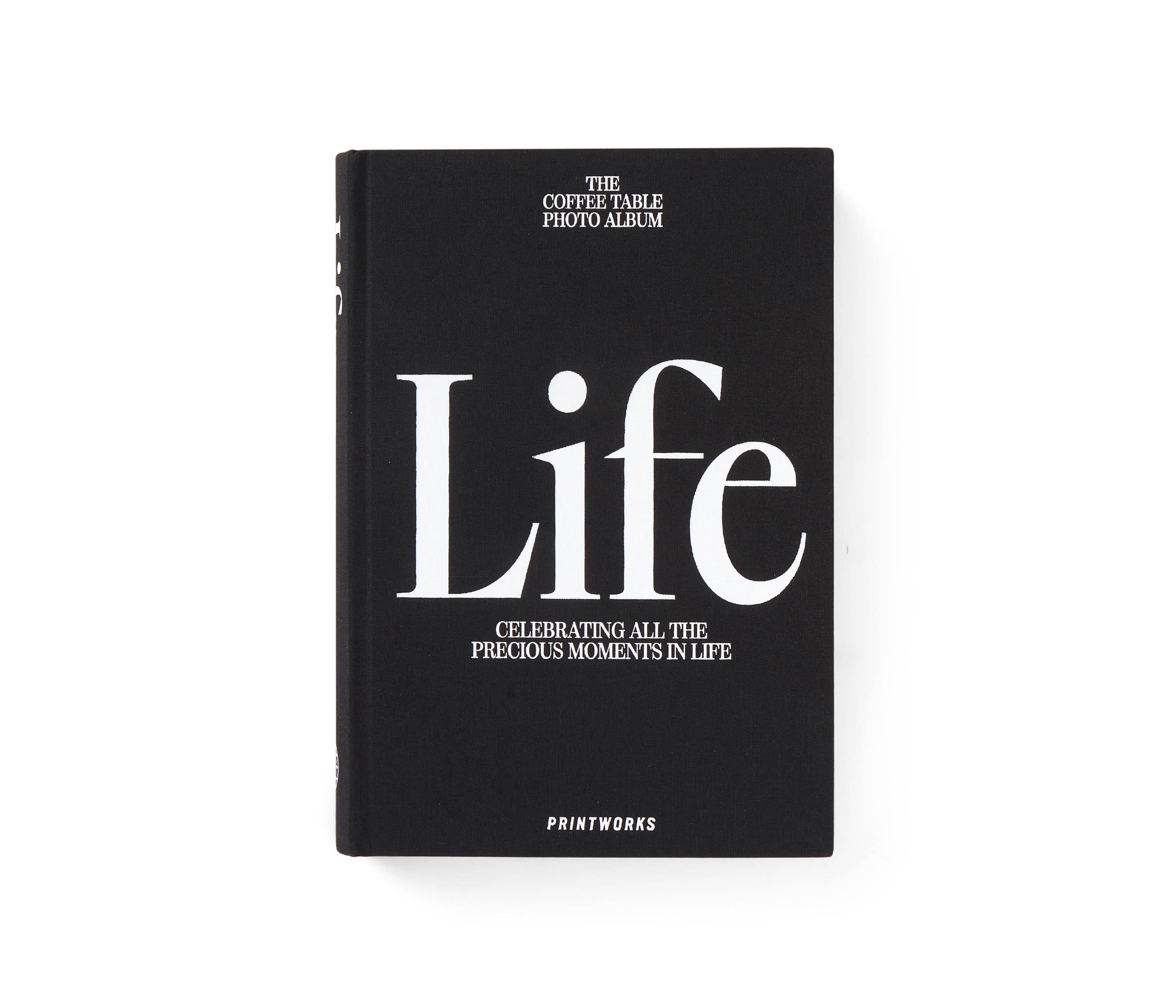 image of printworks photo album life black color