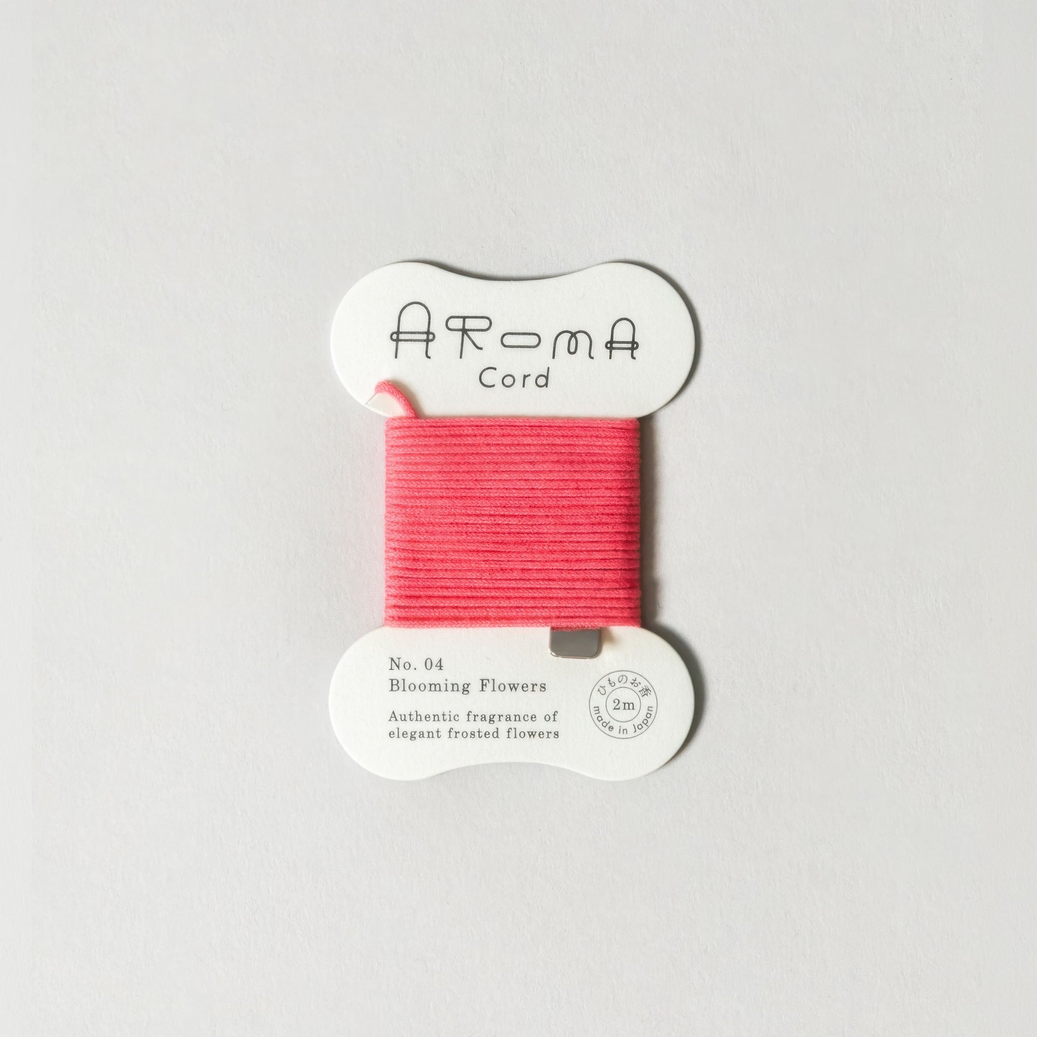 'Aroma Cord' No. 04 Blooming Flowers on a light gray background