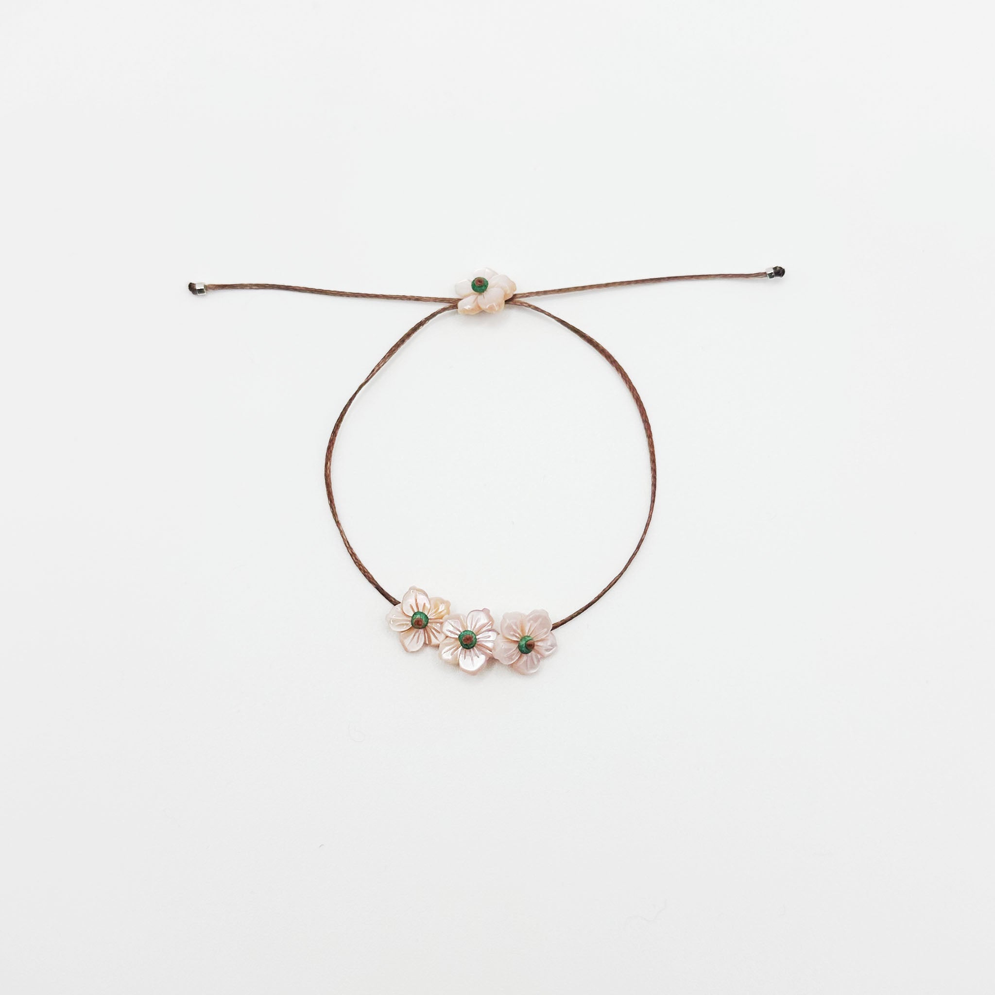 image of river song bracelet pink garland design