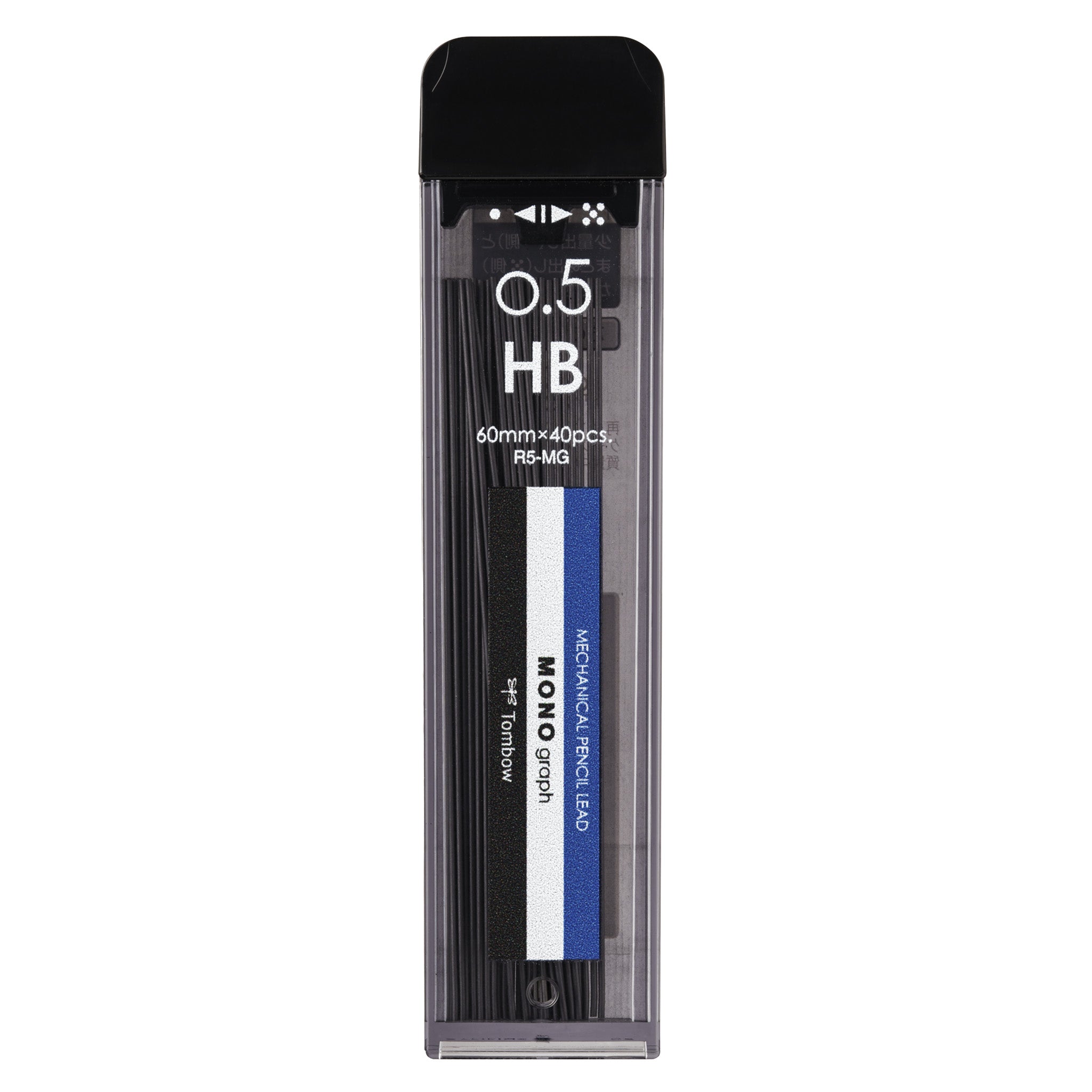 Mono Graph Lead Refills – HB, 0.5 mm, 40-Piece