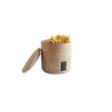 2pc Match Holder by Tenn Prairie in color brown opened