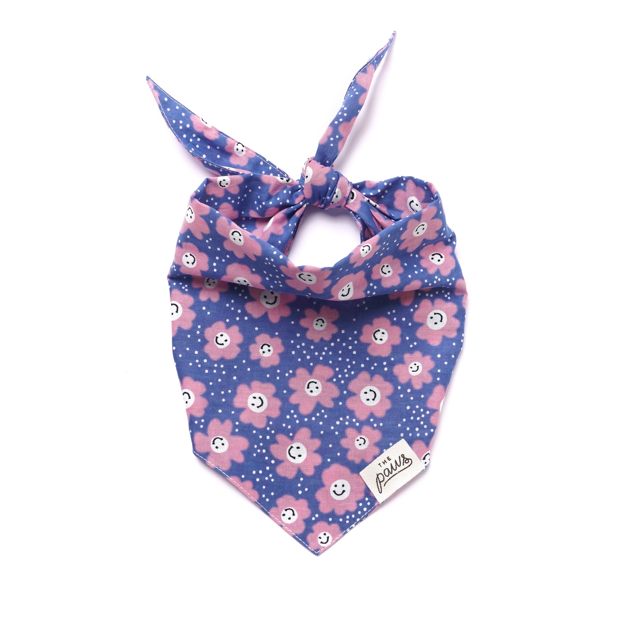 Image of The Paws Stardust bandana on a white background