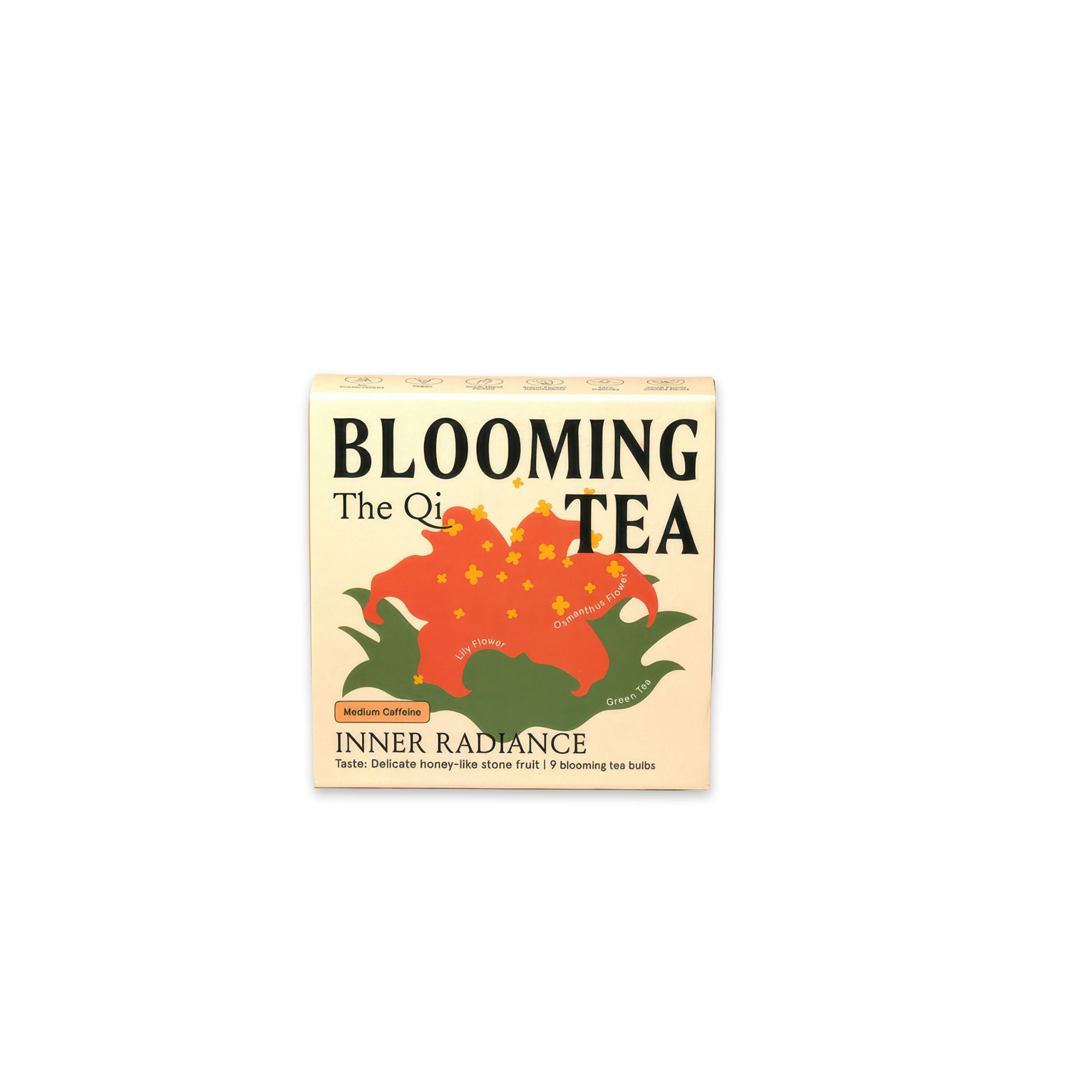 image of box of the qi inner radiance blooming tea
