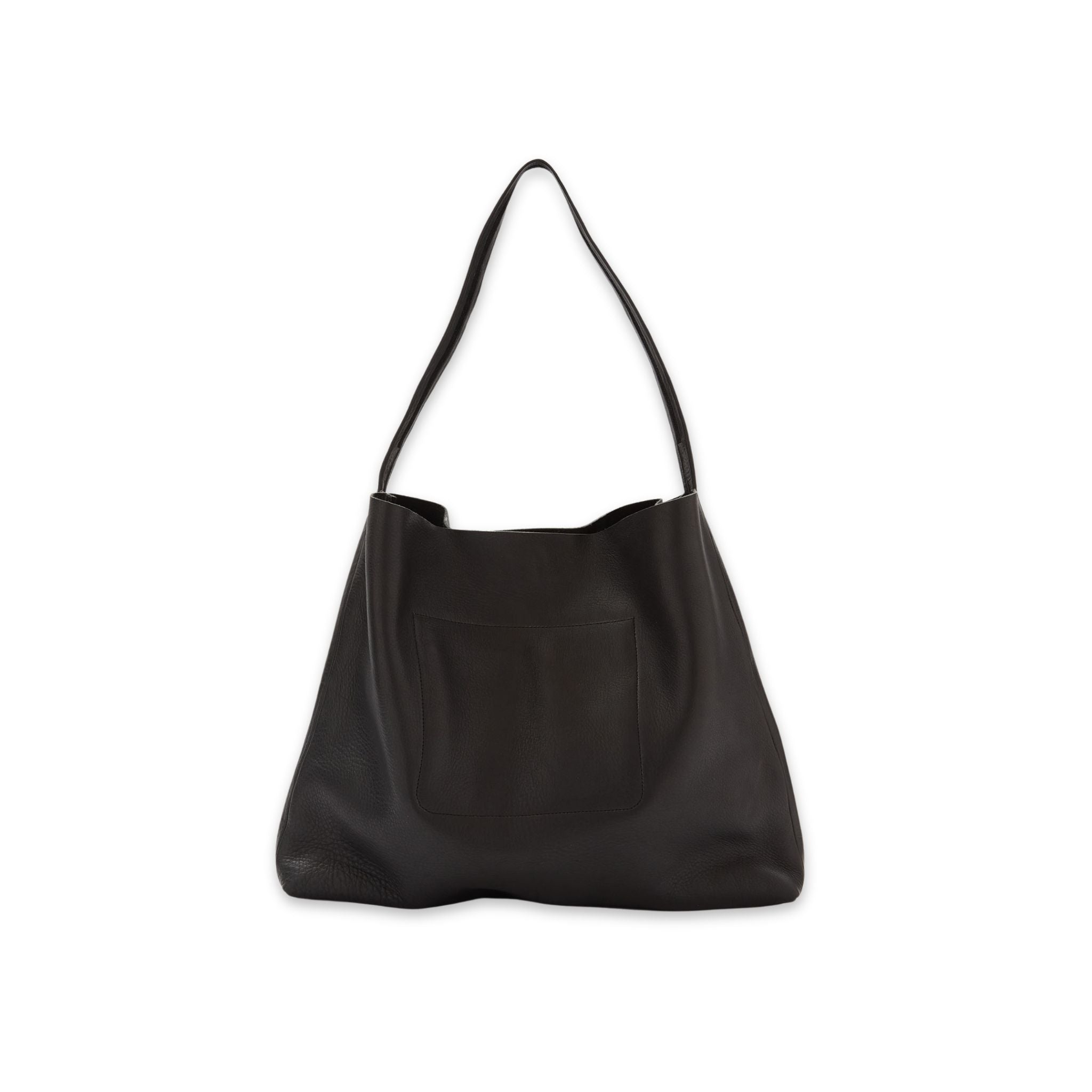 Rear view of bonarda bag color black