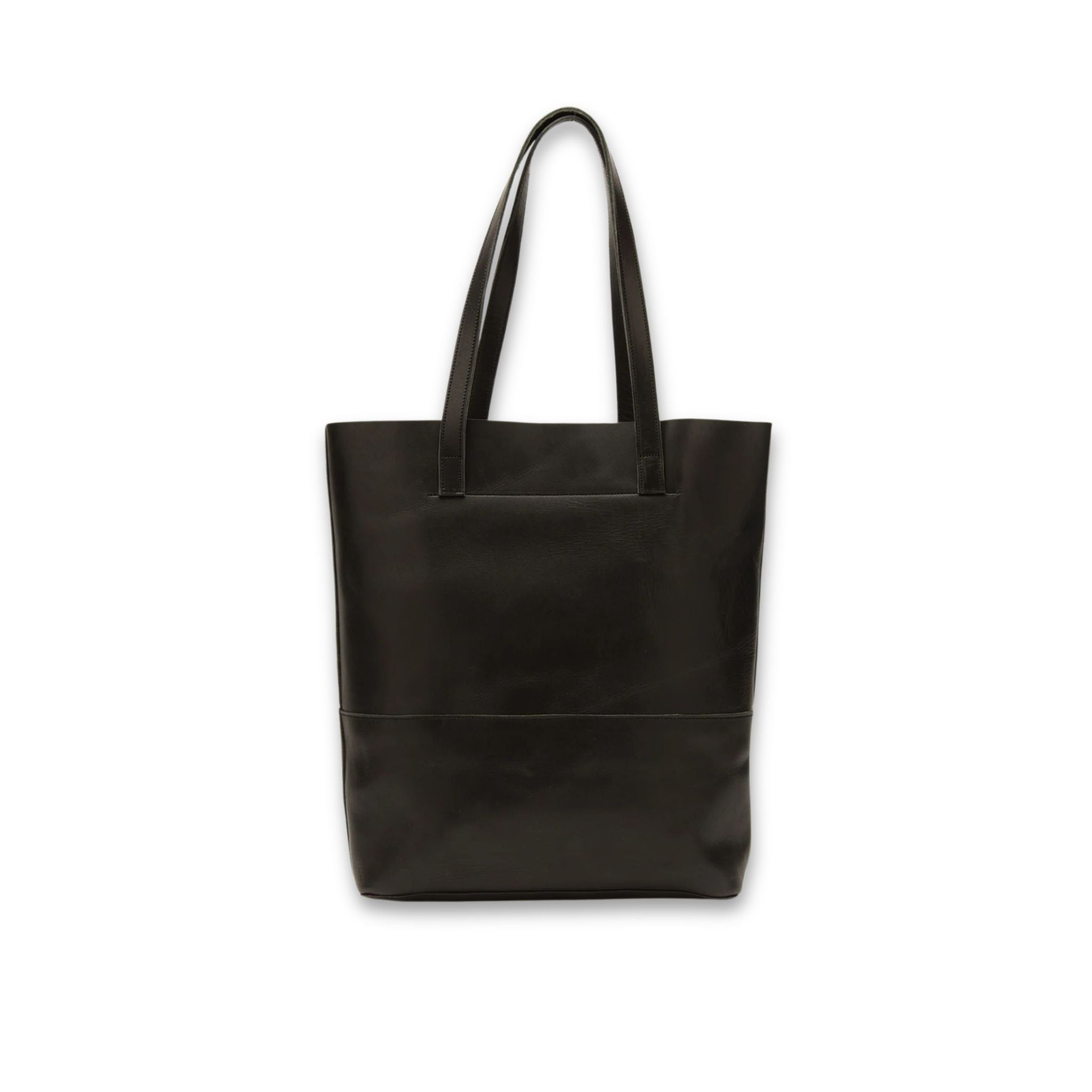 Full back view of the Cabildo Tote in black from Nimes
