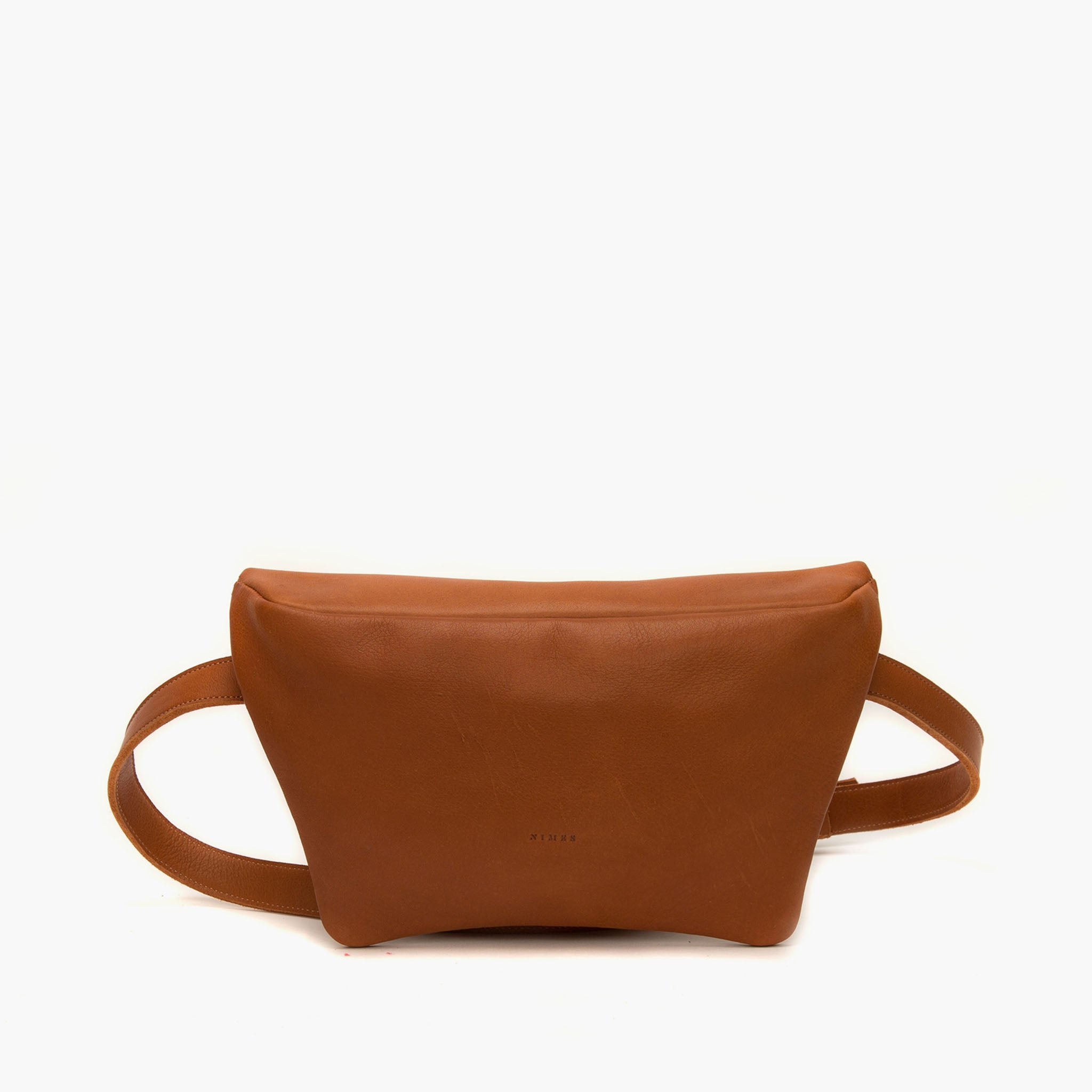 image of nimes conesa fanny pack tobacco color