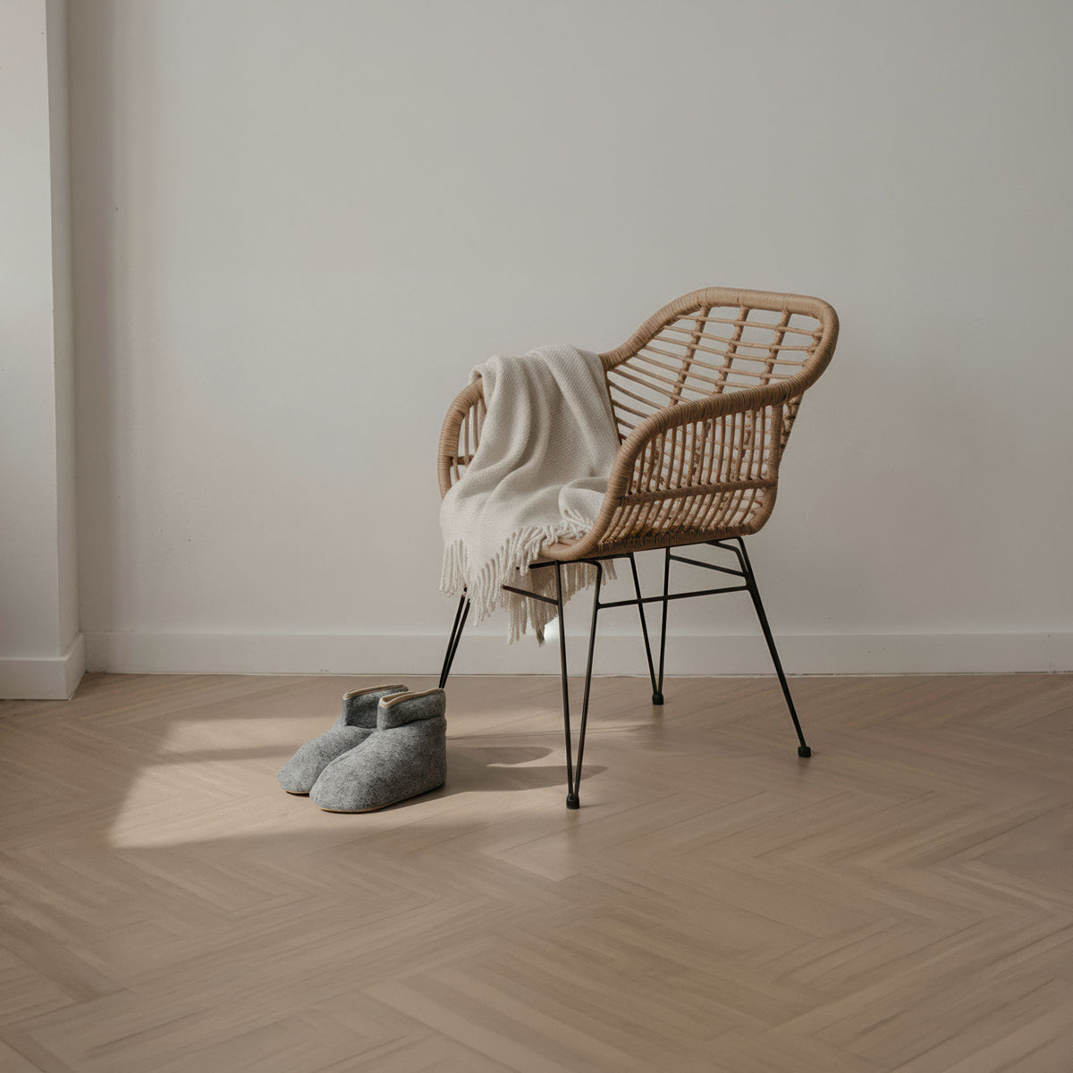 Sasawashi Wool Room Boots